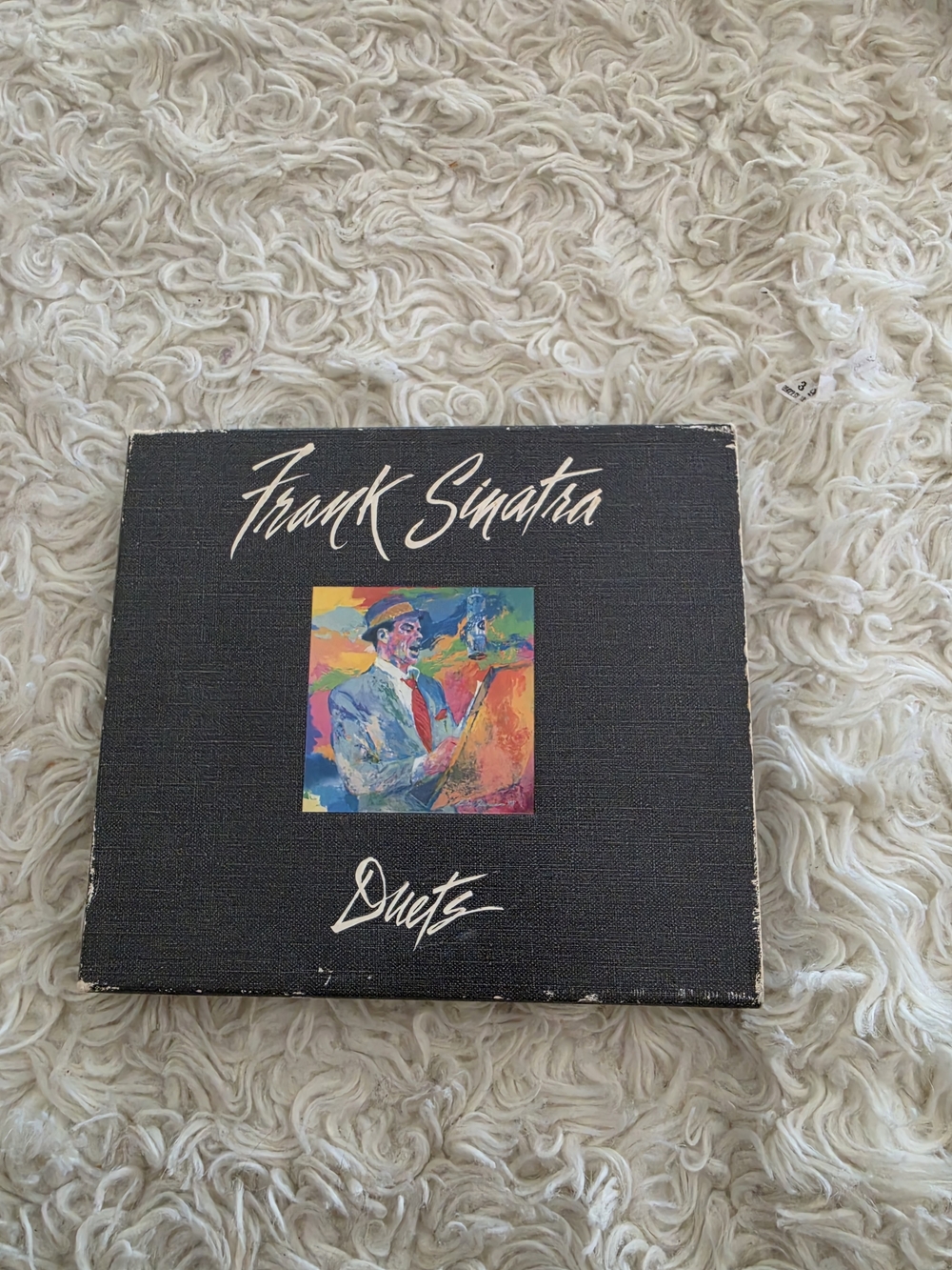 Frank Sinatra "Duets" Vinyl Album - Black Cover with Colorful Artwork